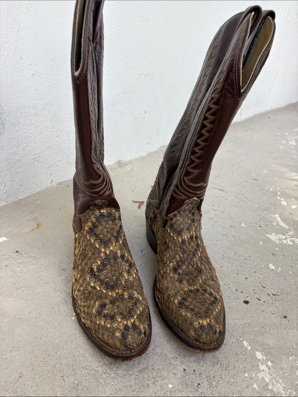 Dan post python cowboy boots - Picture 7 of 12